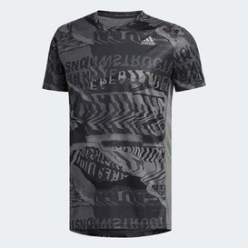 REMERA ADIDAS  OWN THE RUN ESTAMPADA HOMBRE